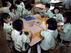枚方市 第2ロ−ズ幼稚園 卒園記念陶芸教室