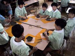 枚方市 第2ロ−ズ幼稚園 卒園記念陶芸教室