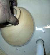 化粧土にドブ掛け